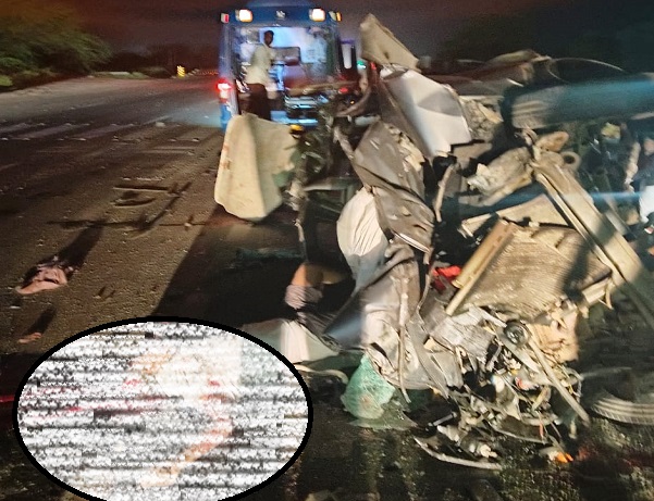 خوفناک سڑک حادثے میں چار افراد جاں بحق، ایک شدید زخمی