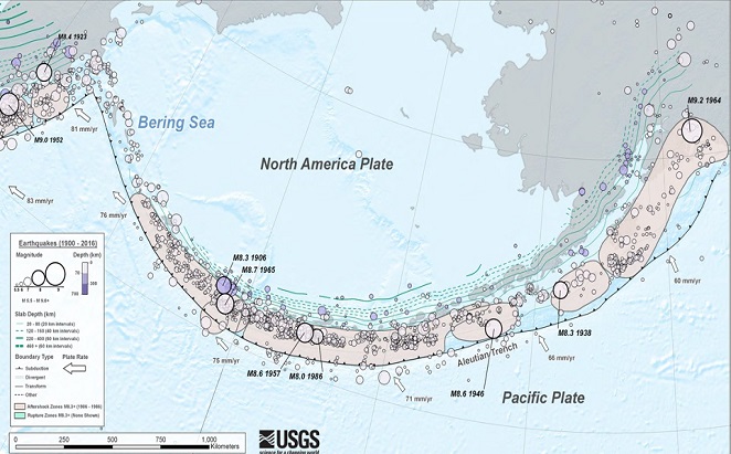 الاسکا کے جزائر میں 7.3 شدت کا زلزلہ، سونامی کا خطرہ ٹل گیا